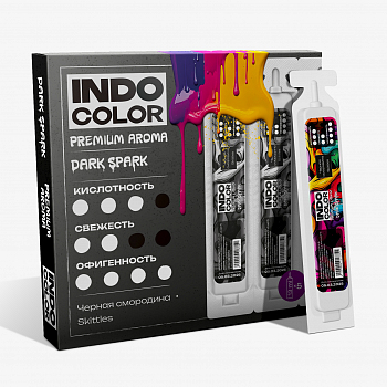 Ароматизатор IndoColor "Dark Spark / Черная смородина, Skittles" 13мл 